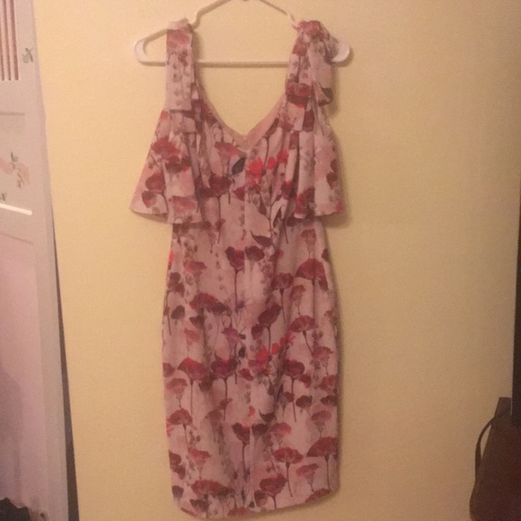 NWOT! Light pink floral dress! - Picture 2 of 6